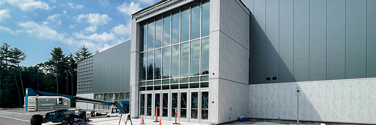 Project of the Month - Integrated Builders <br>nears completion of Lovell arena in Rockland, Mass.